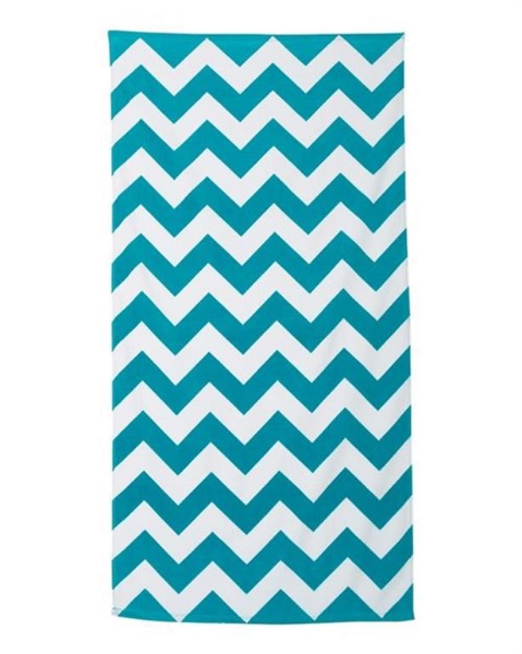 Carmel Towel Company - Chevron Velour Beach Towel - C3060X