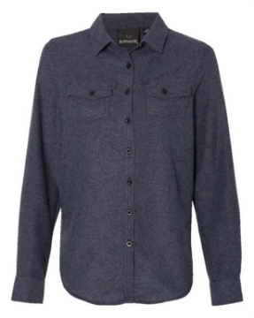 Burnside - Women's Long Sleeve Solid Flannel Shirt - 5200