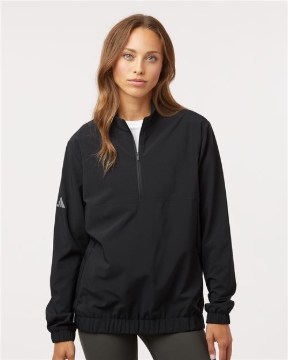 Adidas - Women's Stretch Woven Half-Zip Pullover - A706