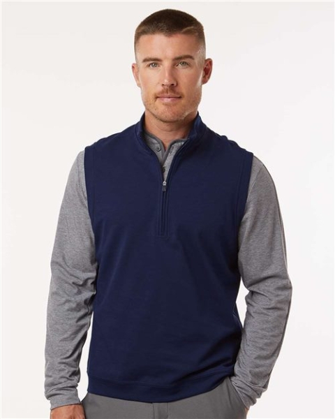 Adidas - Men's Club Quarter-Zip Vest - A599