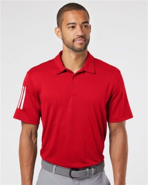 Adidas - Men's Floating 3-Stripes Polo - A480
