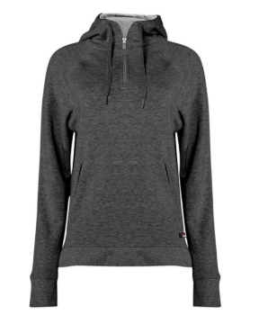 Badger - Women's FitFlex French Terry Quarter-Zip Hooded Pullover - 1051