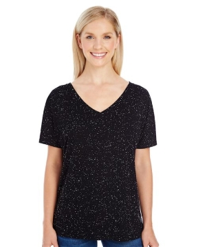 Threadfast Apparel - Women's Tri-Blend Fleck V-Neck T-Shirt - 203FV