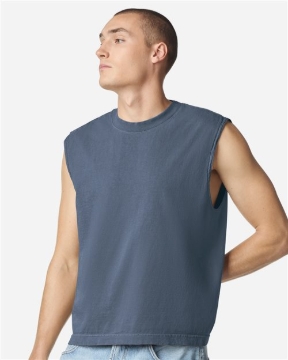American Apparel - Unisex Heavyweight Cotton Garment-Dyed Mid-Length Muscle Tee - 207GD