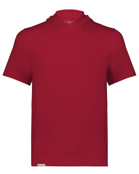 Holloway - Youth Eco Revive™ Ventura Soft Knit Short Sleeve Hooded Sweatshirt - 222605