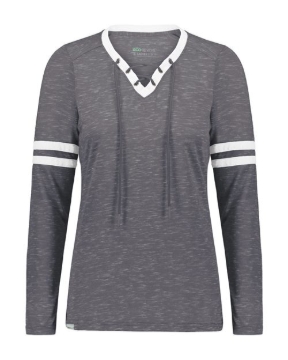 Holloway - Women's Eco Revive™ Monterey Long Sleeve V-Neck T-Shirt - 223246