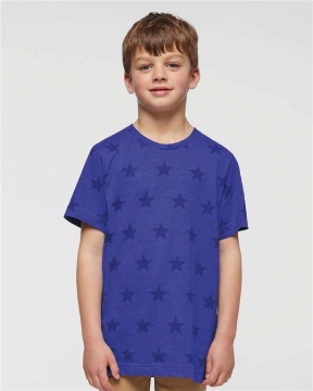 Code Five - Youth Star Print Tee - 2229