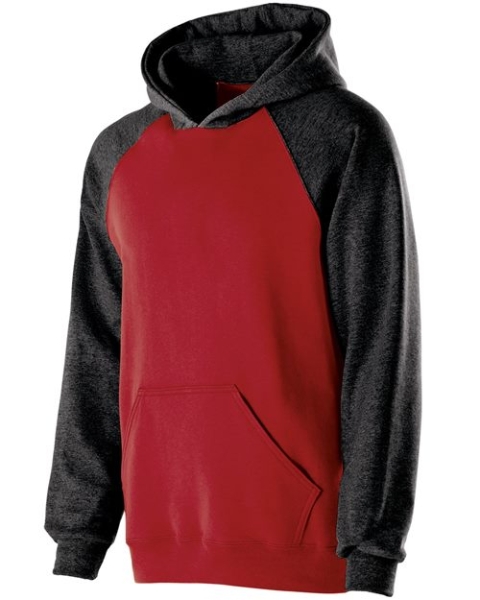 Holloway - Youth Cotton/Poly Fleece Banner Hooded Sweatshirt - 229279