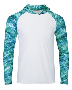 Paragon - Men's Biloxi Performance Colorblocked Hooded Long Sleeve T-Shirt - 241