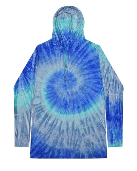 Colortone - Unisex Tie-Dyed Hooded Long Sleeve T-Shirt - 2777