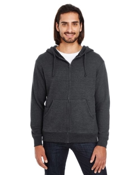 Threadfast Apparel - Unisex Tri-Blend French Terry Full-Zip - 321Z