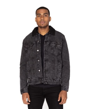 Threadfast Apparel - Unisex Sherpa-Lined Denim Jacket - 372J