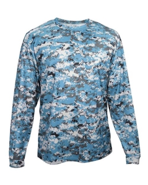 Badger - Men's Digital Camo Long Sleeve T-Shirt - 4184