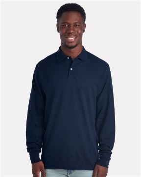 JERZEES - Men's Dri-Power® Long Sleeve Polo - 437LR