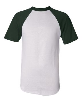 White/ Dark Green