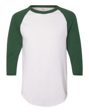 White/ Dark Green