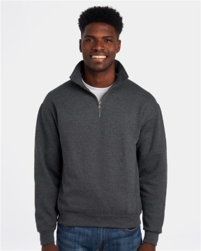 JERZEES - Unisex Super Sweats NuBlend® Quarter-Zip Cadet Collar Sweatshirt - 4528MR