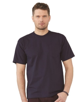 Bayside - Unisex USA-Made Midweight Pocket T-Shirt - 5070