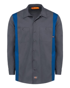 Dickies - Men's Industrial Colorblocked Long Sleeve Shirt - 5524