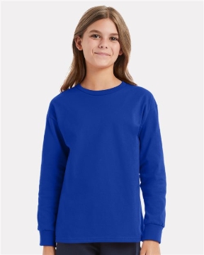 Hanes - Youth Authentic Long Sleeve T-Shirt - 5546