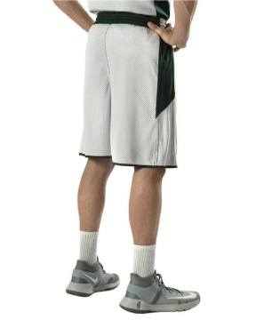 Alleson Athletic - Men's Single Ply Reversible Basketball Shorts - 589PSP