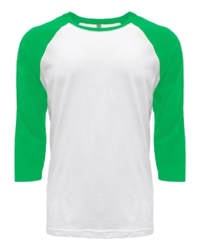 Kelly Green Sleeves/ White Body