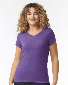 Gildan - Women's Softstyle® V-Neck T-Shirt - 64V00L