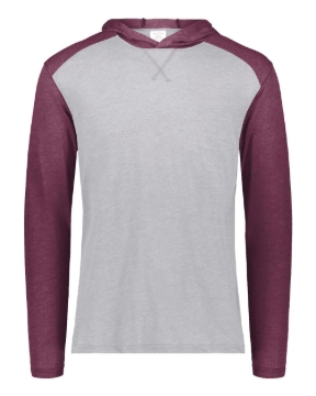 Grey Heather/ Maroon Heather
