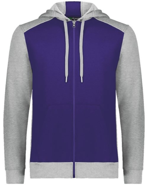 Augusta Sportswear - Unisex Eco Revive™ Three-Season Triblend Fleece Full-Zip Hooded Sweatshirt - 6899