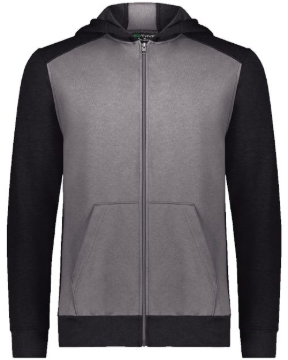 Augusta Sportswear - Youth Eco Revive™ Three-Season Triblend Fleece Full-Zip Hooded Sweatshirt - 6900