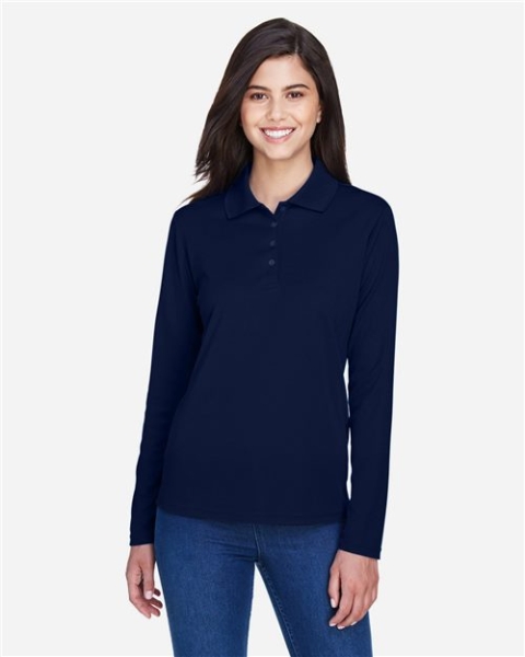 CORE365 - Women's Pinnacle Performance Long Sleeve Piqué Polo - 78192