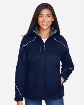 North End - Women's Angle 3-in-1 Jacket with Bonded Fleece Liner - 78196