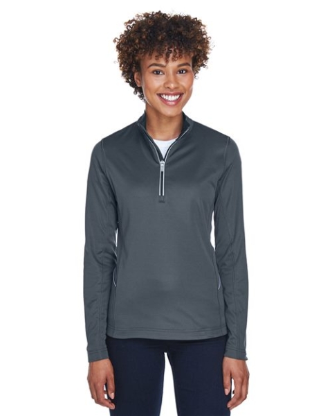 UltraClub - Women's Cool & Dry Sport Quarter-Zip Pullover - 8230L