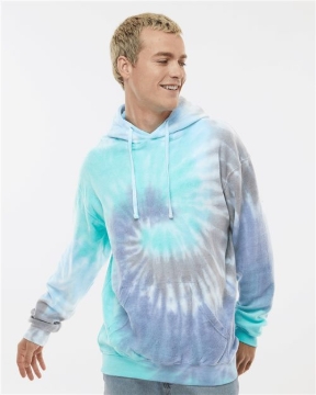 Colortone - Unisex Tie-Dyed Cloud Inside-Out Fleece Hooded Sweatshirt - 8600