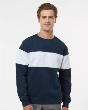 J. America - Unisex Varsity Fleece Crewneck Sweatshirt - 8646