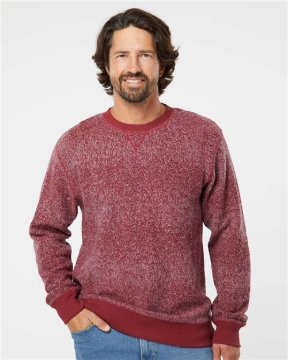 J. America - Unisex Aspen Fleece Crewneck Sweatshirt - 8712