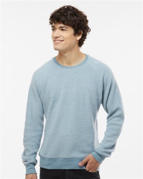 J. America - Unisex Flip Side Fleece Crewneck Sweatshirt - 8710