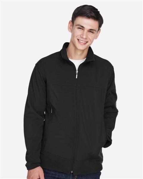 North End - Men's Three Layer Fleece Performance Soft Shell Jacket - 88099