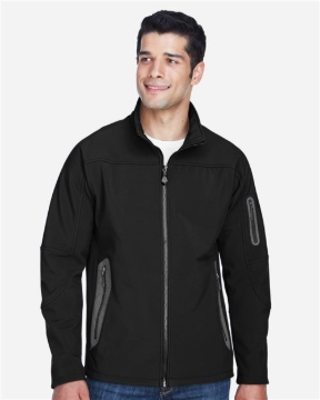 North End - Men's Three Layer Fleece Bonded Shell Technical Jacket - 88138
