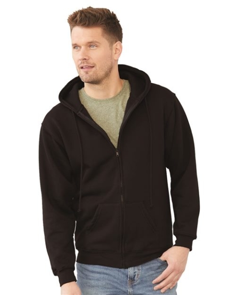 Bayside - Unisex USA-Made Full-Zip Hooded Sweatshirt - 900