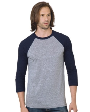 Bayside - Unisex Triblend Three-Quarter Sleeve Raglan T-Shirt - 9525