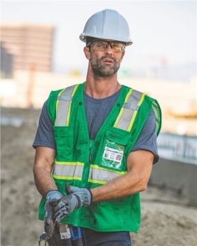 Kishigo - Unisex EV Series® Enhanced Visibility Multi-Pocket Mesh Vest - B100-111