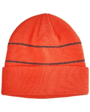 Big Accessories - Reflective Cuffed Beanie - BA535
