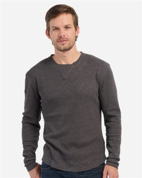 Boxercraft - Men's Waffle Knit Long Sleeve T-Shirt - BM3103