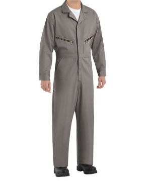 Red Kap - Men's Extended Sizes Zip-Front Cotton Coverall - CC18EXT