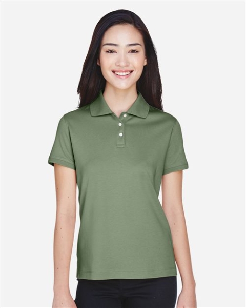 Devon & Jones - Women's Perfect Pima Interlock Polo - D140SW