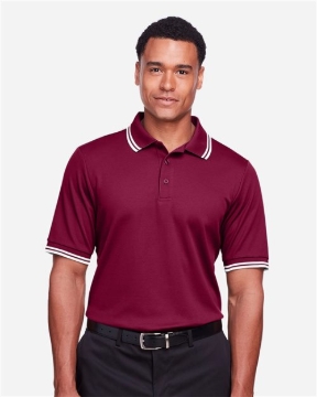 Devon & Jones - Men's CrownLux Performance® Plaited Tipped Polo - DG20C