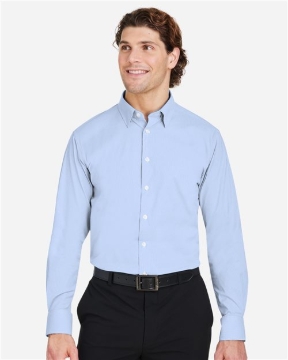 Devon & Jones - Men's CrownLux Performance® Microstripe Dress Shirt - DG537