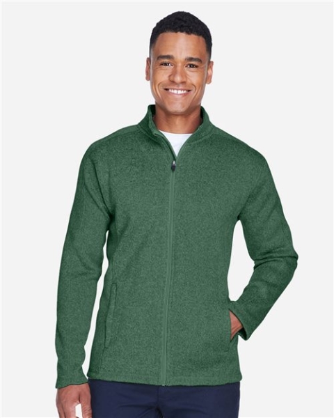 Devon & Jones - Men's Bristol Full-Zip Sweater Fleece Jacket - DG793