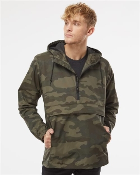 Independent Trading Co. - Men's Nylon Anorak - EXP94NAW